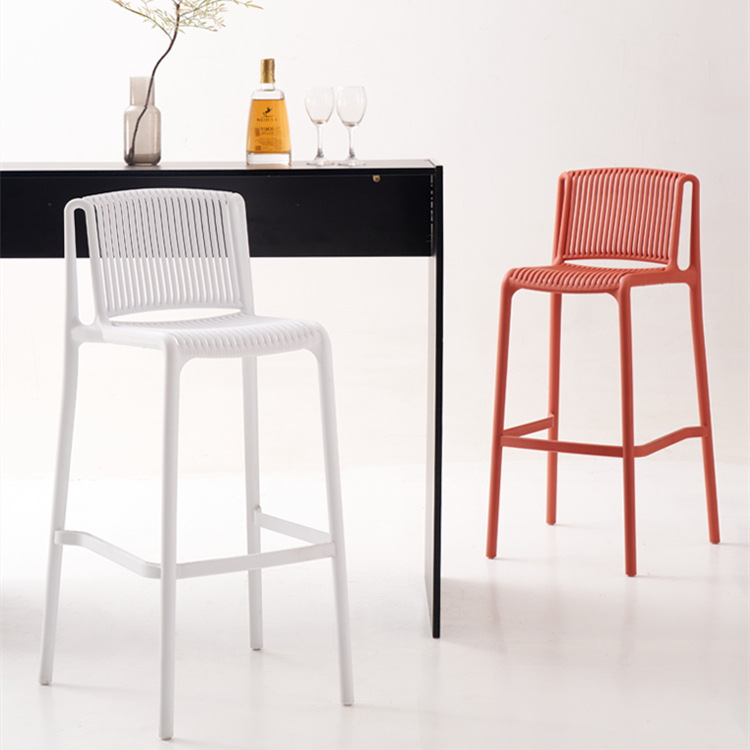 Simple creative plastic high stool_imazingly chairs