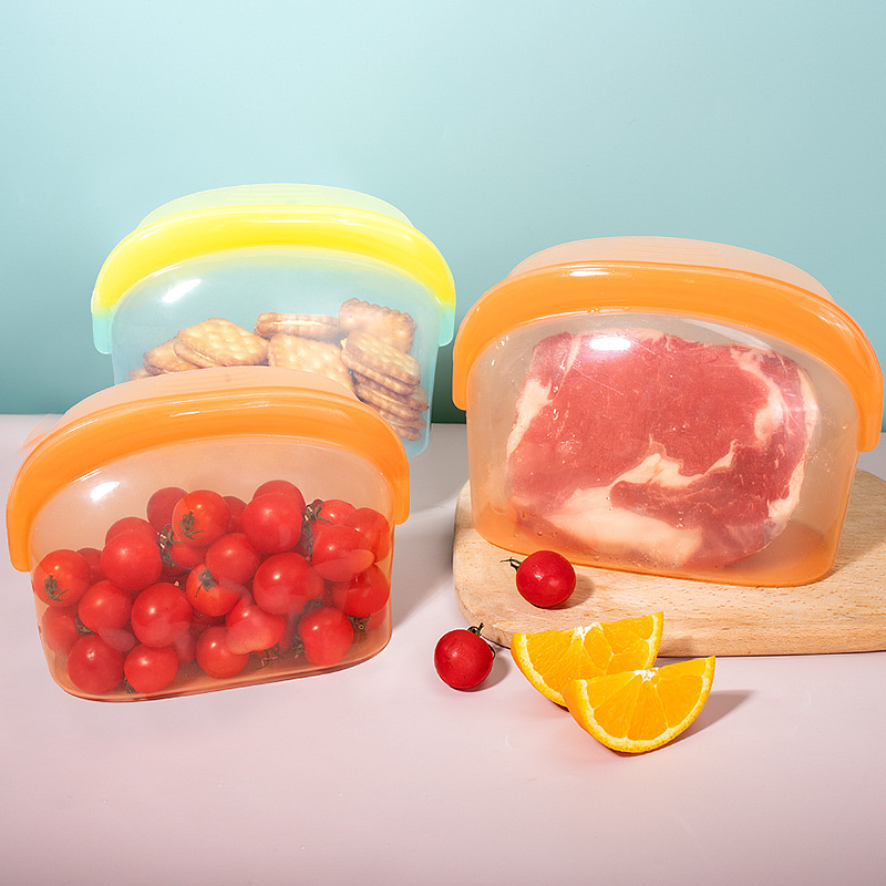 Microwave Freezer Safe Leakproof Snack Bag 